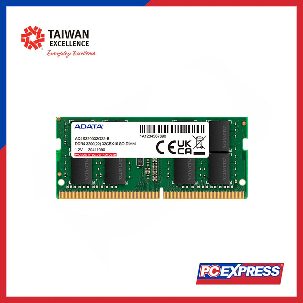 ADATA 8GB DDR4 PC3200MHZ SODIMM RAM - PC Express