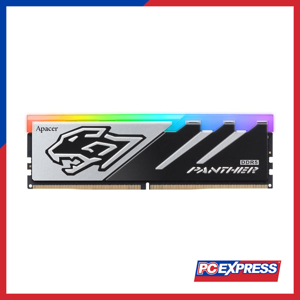 APACER Panther 32GB (2x 16GB) DDR5 6000MHz RGB W/ Heatsink (AH5U32G60C6229BAA-2) Desktop Memory - Black