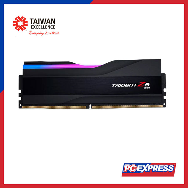 GSKILLS 16GB DDR5 6000MT/S (F5-6000J3636F16GX1-TZ5RK) TRIDENT Z5 RGB Desktop Memory