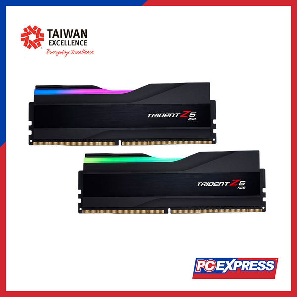 GSKILLS 64GB DDR5 6000MT/S TRIDENT Z5 RGB (F5-6000J3636F32GX2-TZ5RK) Desktop Memory - Black