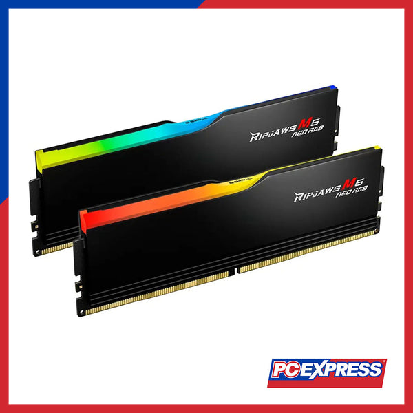 GSKILLS Ripjaws M5 Neo RGB 32GB (2X16GB) 6000Mhz DDR5 Desktop Memory - Black