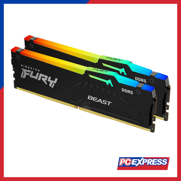 KINGSTON FURY 32GB DDR5 RGB 6000MT/S (2X16GB) UDIMM Desktop Memory - Black