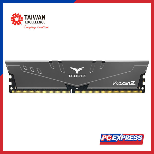 TEAMGROUP 8GB (1x8GB) DDR4 3200MHz VULCAN Z Gray (TLZGD48G3200HC16F01) Desktop Memory