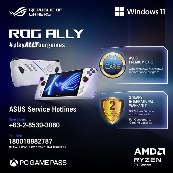 ASUS ROG Ally 16G/512GB AMD RYZEN Z1 (RC71L-NH019W) Handheld Console