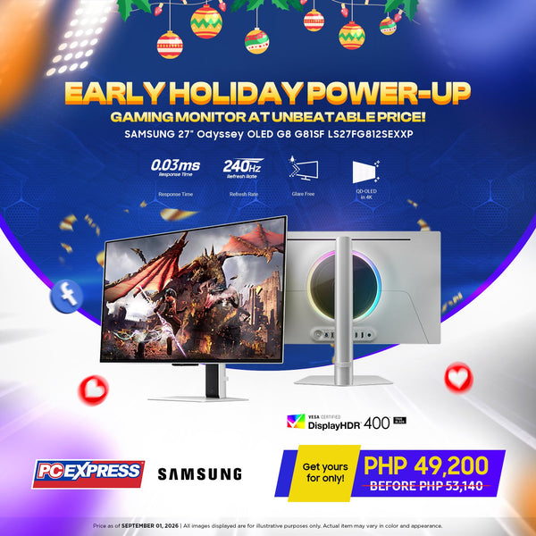 SAMSUNG 27" Odyssey OLED G8 LS27FG812SEXXP Gaming Monitor