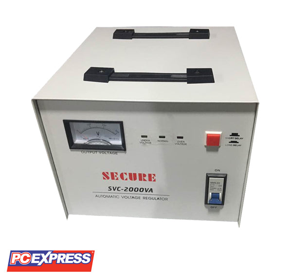 Avr Recure SECURE 2000W AVR WITH METER (SVC-2000VA) – PC Express