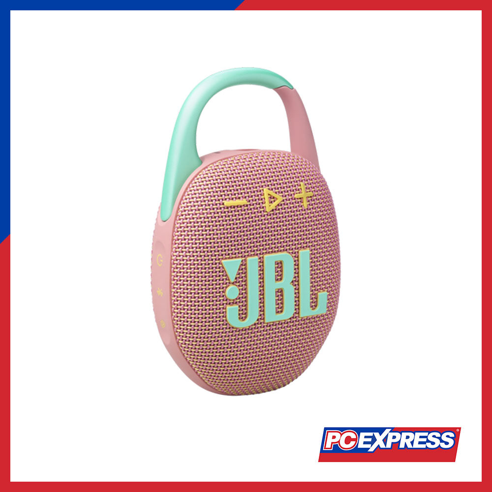 JBL Clip Ultra-Portable Waterproof Bluetooth Speaker (Pink) – PC