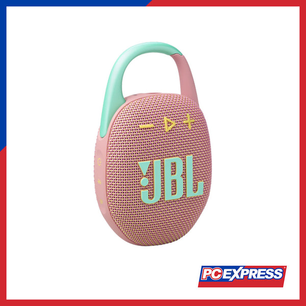 JBL Clip 5 Ultra-Portable Waterproof Bluetooth Speaker (Pink)