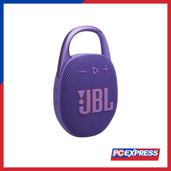 JBL Clip 5 Ultra-Portable Waterproof Bluetooth Speaker (Purple)