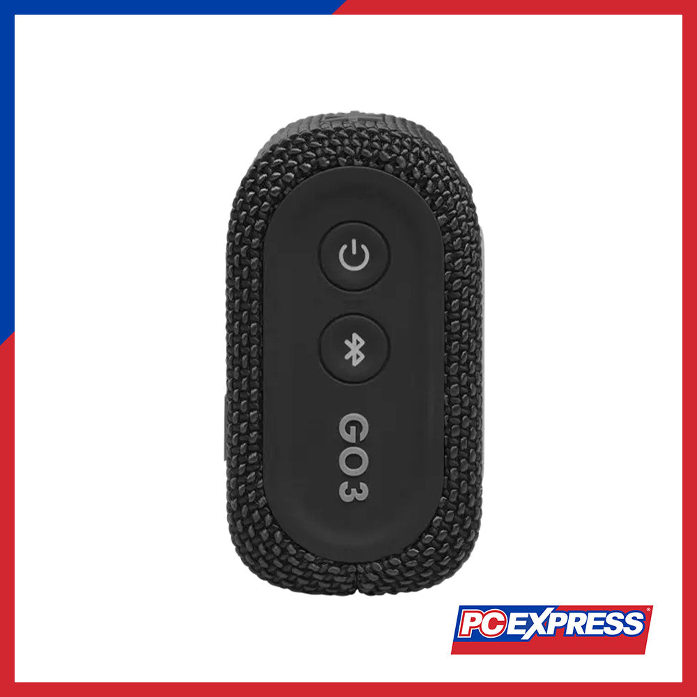 JBL GO 3 Portable Bluetooth Speaker (Black) - PC Express