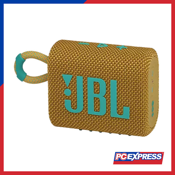 JBL GO 3 Portable Waterproof Bluetooth Speaker (Yellow)