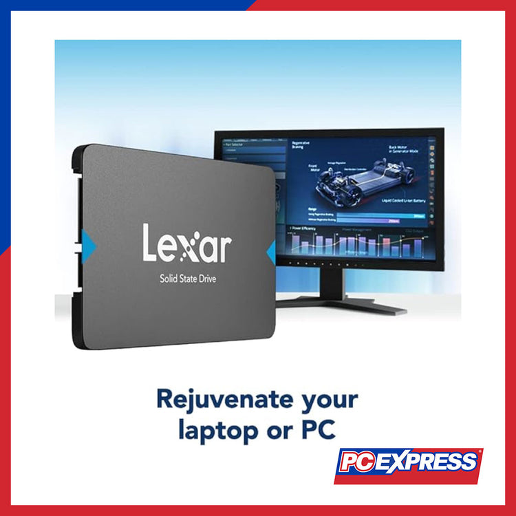 LEXAR 512GB NS100 2.5 (LNS100-512RB) Solid State Drive – PC Express