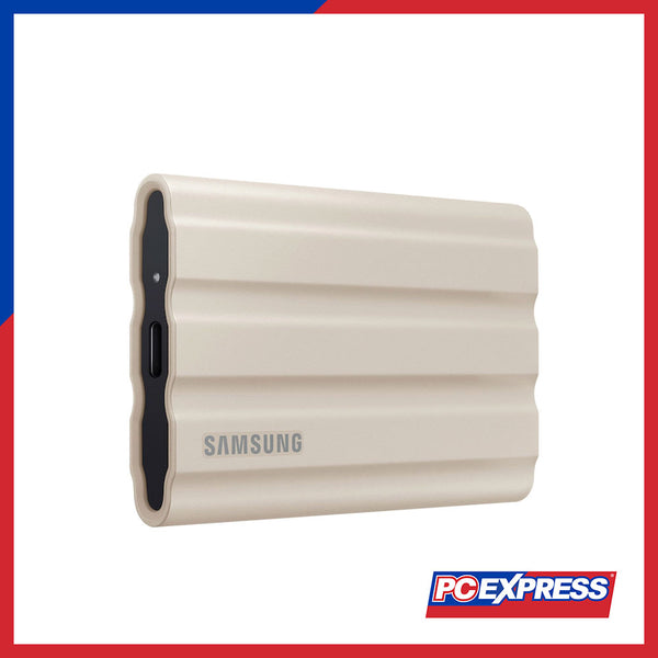 SAMSUNG 1TB Portable T7 Shield USB 3.2 External Solid State Drive (Biege)