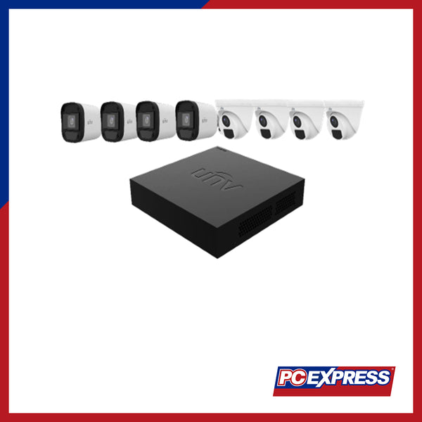 UNIVIEW XVR301-08F 8-Chanel Surveillance Analog Kit