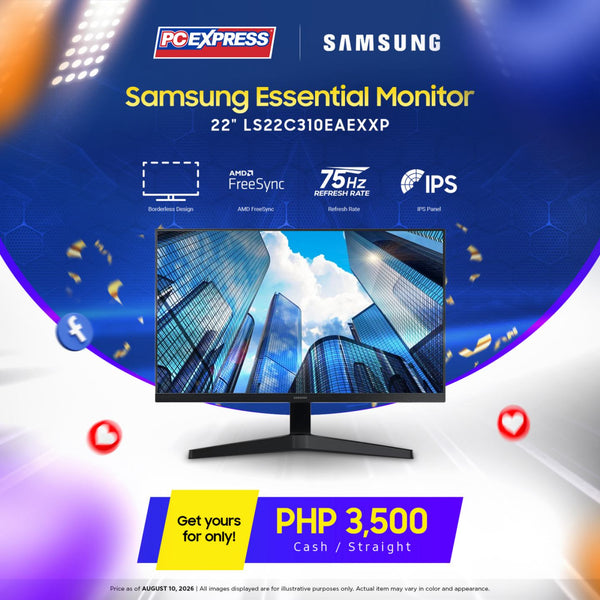 SAMSUNG 22" LS22C310EAEXXP 75HZ IPS Monitor
