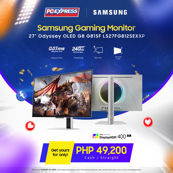SAMSUNG 27" Odyssey OLED G8 LS27FG812SEXXP Gaming Monitor