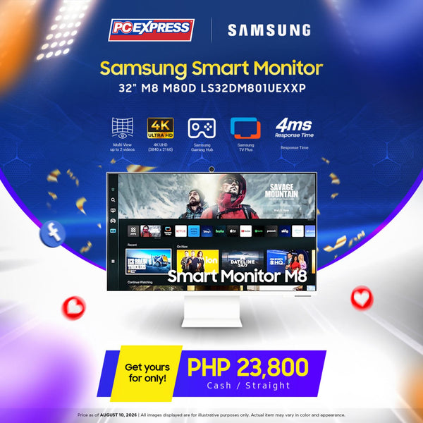 SAMSUNG 32" LS32DM801UEXXP Smart Monitor M8 M80D UHD