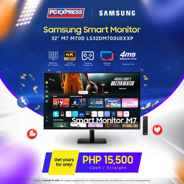 SAMSUNG 32" (LS32DM700UEXXP) Smart Monitor M7 M70D UHD