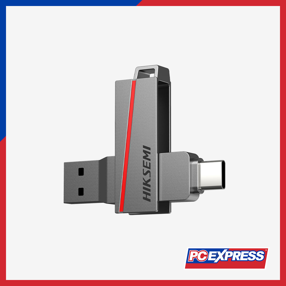HIKSEMI 128GB HS-USB-E307C Dual Slim Flash Drive – PC Express