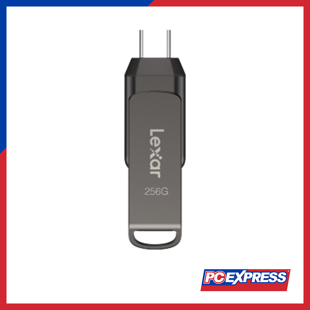 LEXAR 256GB JumpDrive Dual Drive D400 (LJDD400256G-BNQNG) USB 3.2 Type ...