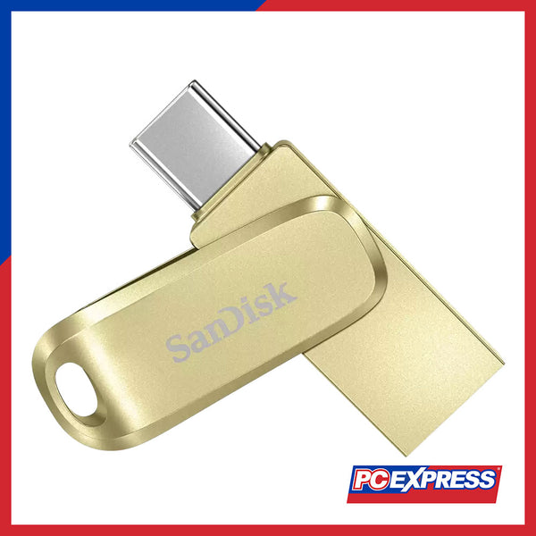 SANDISK Ultra Dual Drive Luxe USB Type-C™ Flash Drive - 128GB (Gold)