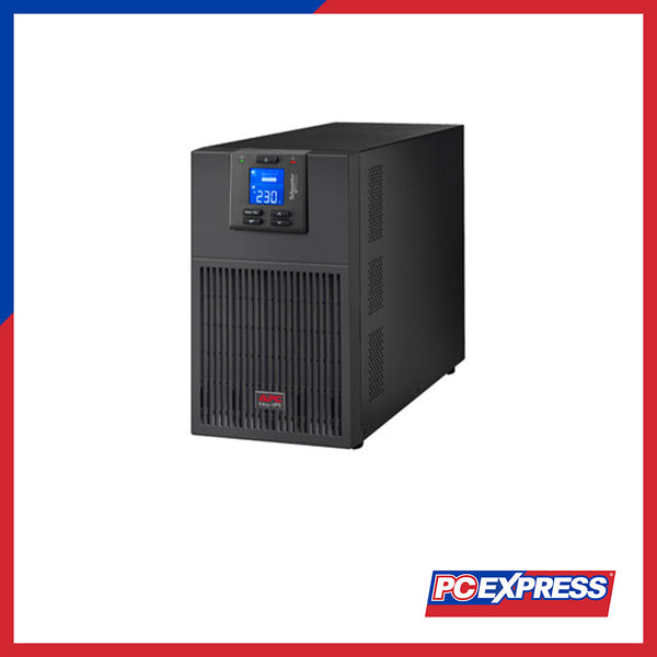 APC (SRV3KI-E) Easy UPS On-Line, 3kVA/2700W, Tower, 230V, 6x IEC C13 + 1x IEC C19 outlets, Intelligent Card Slot, LCD