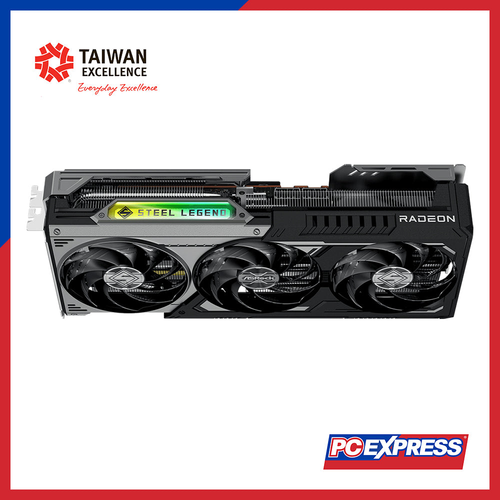 ASROCK AMD Radeon™ RX 9070 XT Steel Legend Dark 16GB GDDR6 256-bit