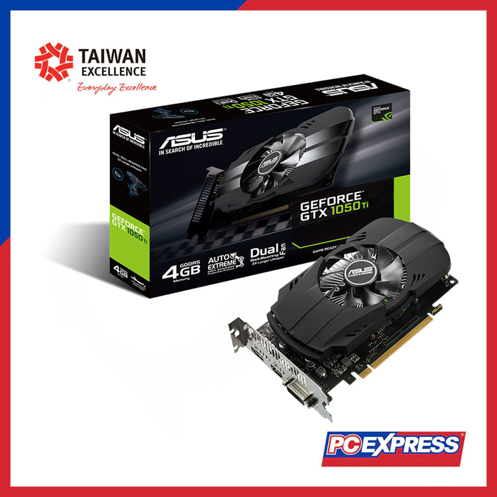 ASUS Phoenix GeForce GTX® 1050 Ti 4GB GDDR5 Graphics Card – PC Express