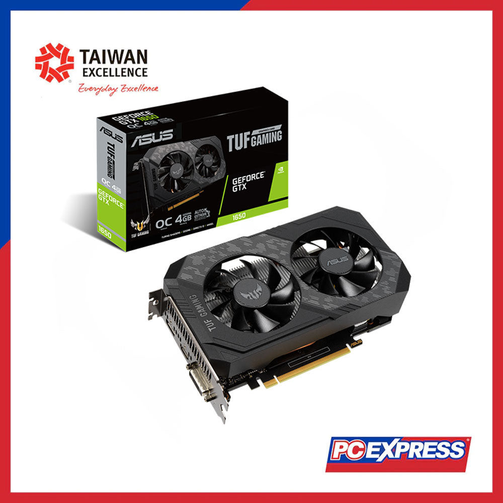 ASUS TUF Gaming GeForce® GTX 1650 OC Edition 4GB GDDR6 128-bit Graphics Card - PC Express