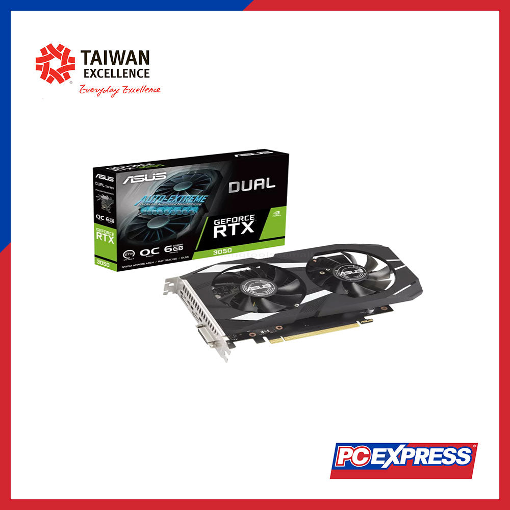 ASUS GeForce RTX™ 3050 DUAL OC 6GB GDDR6 96-bit Graphics Card – PC Express