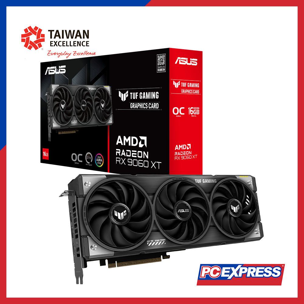 ASUS TUF Gaming Radeon™ RX 9060 XT OC Edition 16GB GDDR6 128-bit