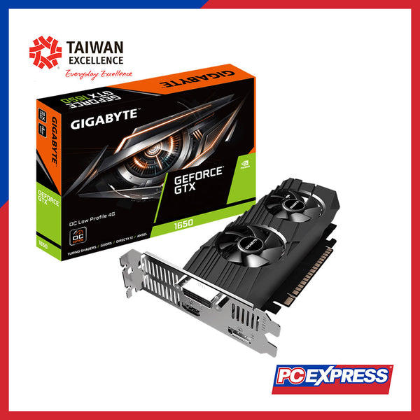 GIGABYTE GeForce® GTX 1650 Low Profile OC 4GB GDDR5 128-bit Graphics Card - PC Express