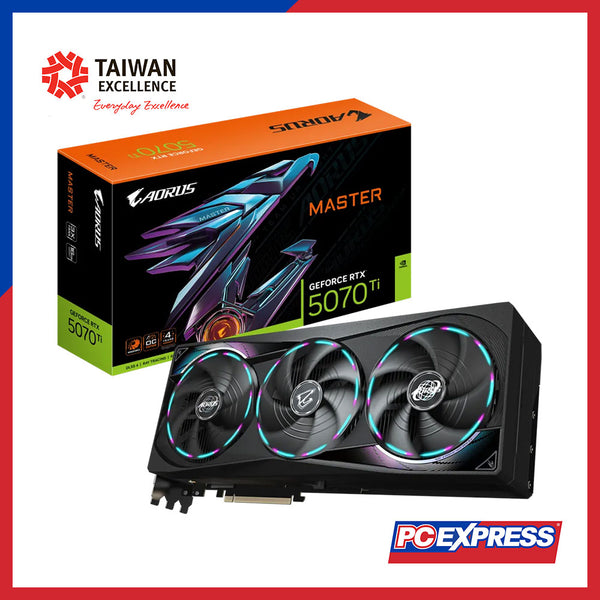 GIGABYTE AORUS GeForce RTX™ 5070 Ti MASTER 16GB GDDR7 256-bit Graphics Card