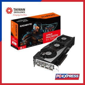 Mini Gig Rx GIGABYTE Radeon RX 7600 Gaming OC 8GB (GV-R76GAMING-OC-8GD) GDDR6 128 ...