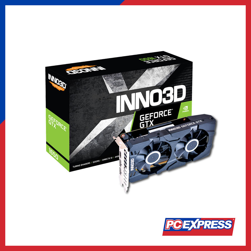 INNO3D GeForce® GTX 1650 TWIN X2 OC V1/V3 4GB GDDR6 128-bit