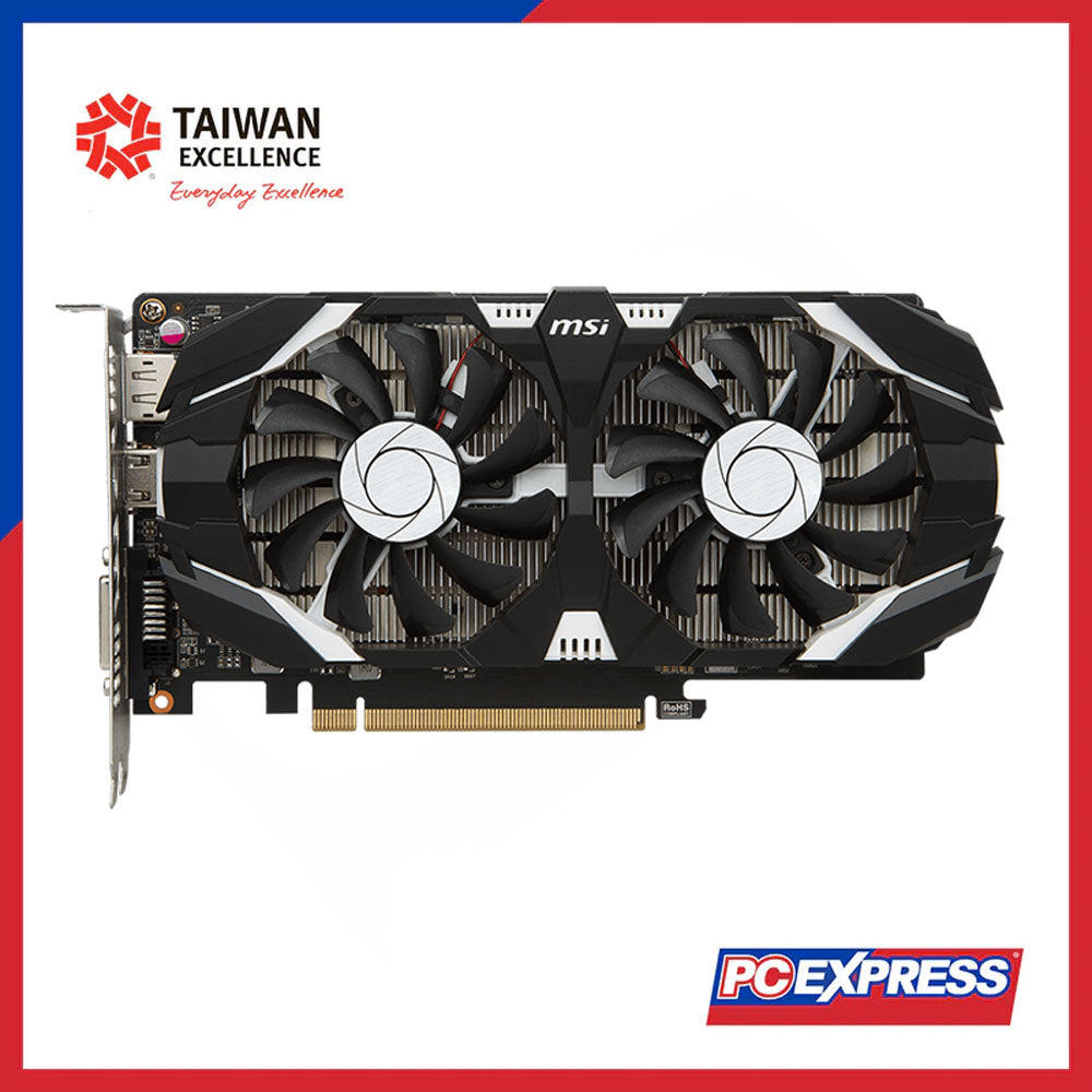 MSI GeForce® GTX 1050 Ti 4GT OCV1 Graphics Card - PC Express