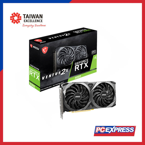 MSI GeForce RTX™ 3060 VENTUS 2X 12G OC 12GB GDDR6 192-bit Graphics Card - PC Express