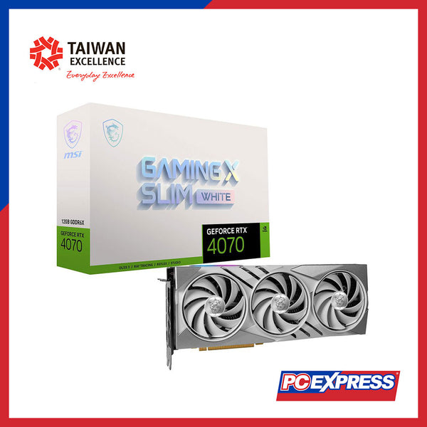 MSI GeForce RTX™ 4070 SUPER GAMING X SLIM WHITE NON-OC 12GB 192-bit Graphics Card