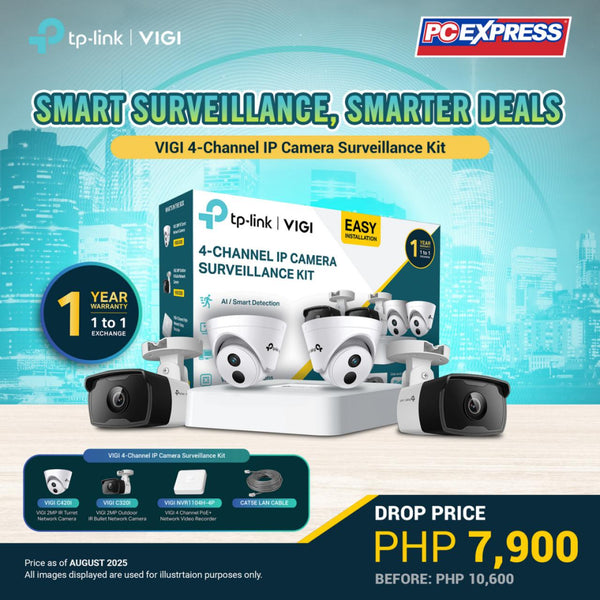 TP-LINK VIGI NVR1104H-4P NVR KIT