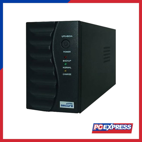 SECURE 650VA UPS (BLACK) - PC Express