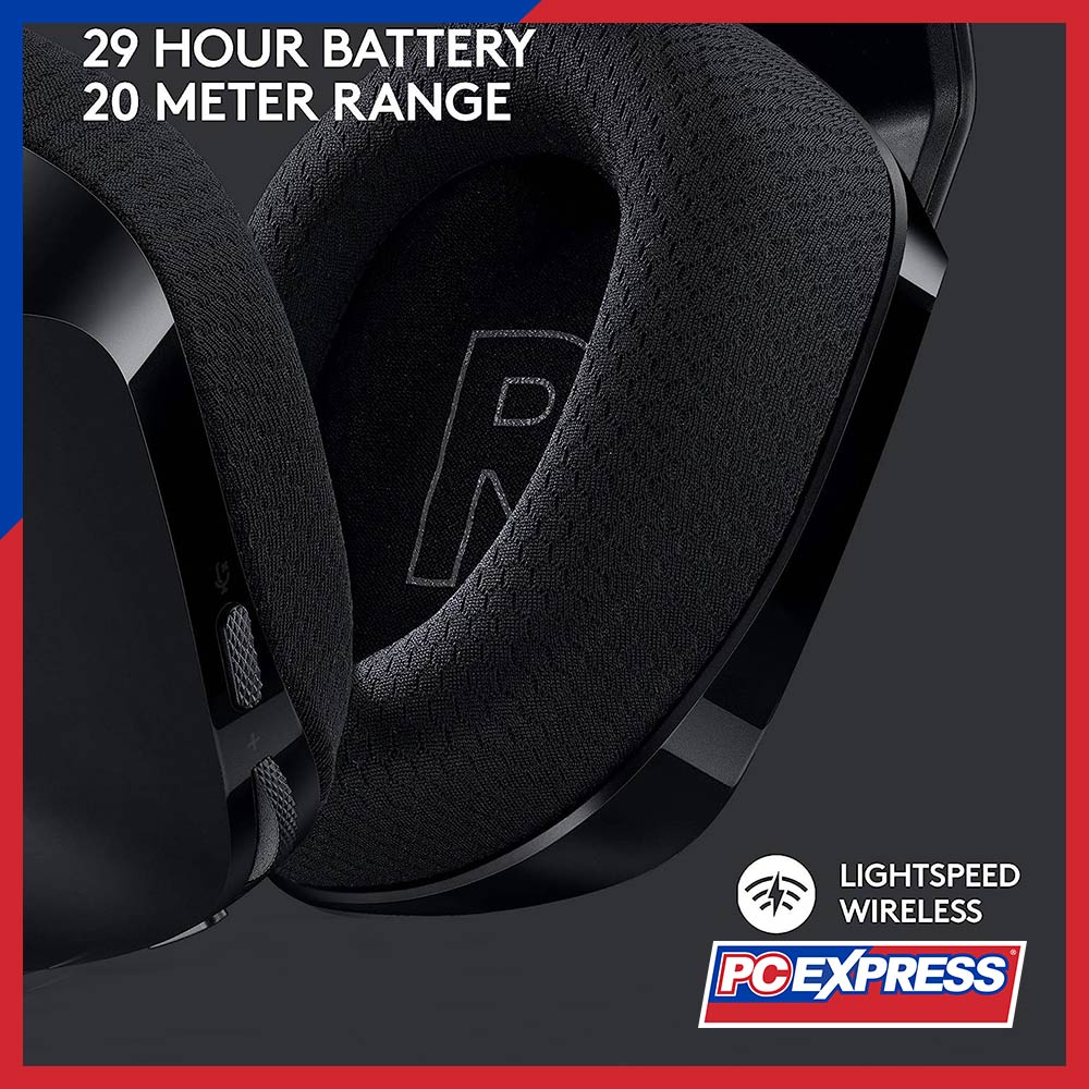 LOGITECH G733 Lightspeed Ultra-Lightweight RGB Wireless Gaming Headset (Black) - PC Express