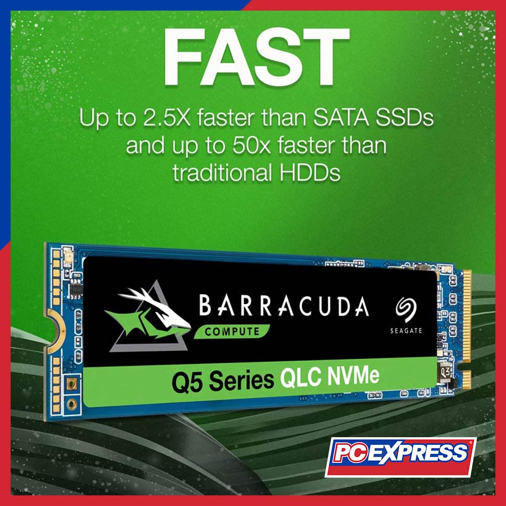 SEAGATE 500GB BARRACUDA Q5 PCIE NVME M.2 (ZP500CV3A001) Solid State Drive - PC Express