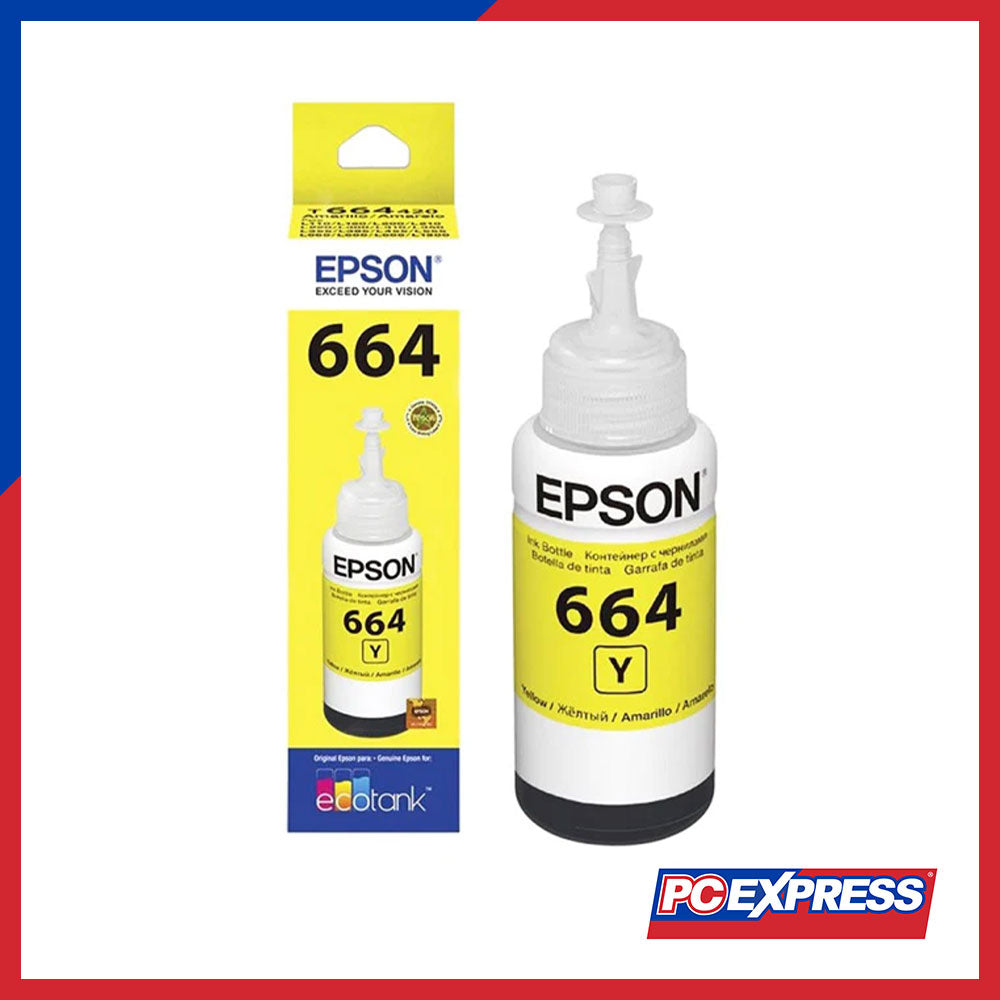 EPSON T6644 Yellow (FOR L100/L200) Ink Bottle - PC Express