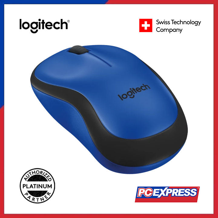 LOGITECH M221 SILENT Wireless Mouse (Blue) - PC Express