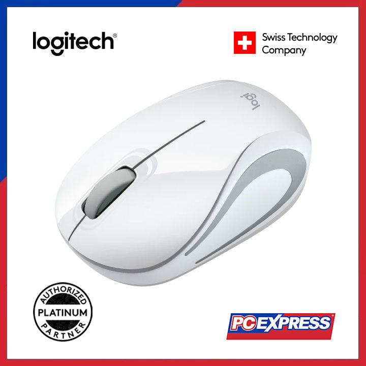 LOGITECH M187 MINI Wireless Mouse (White) - PC Express