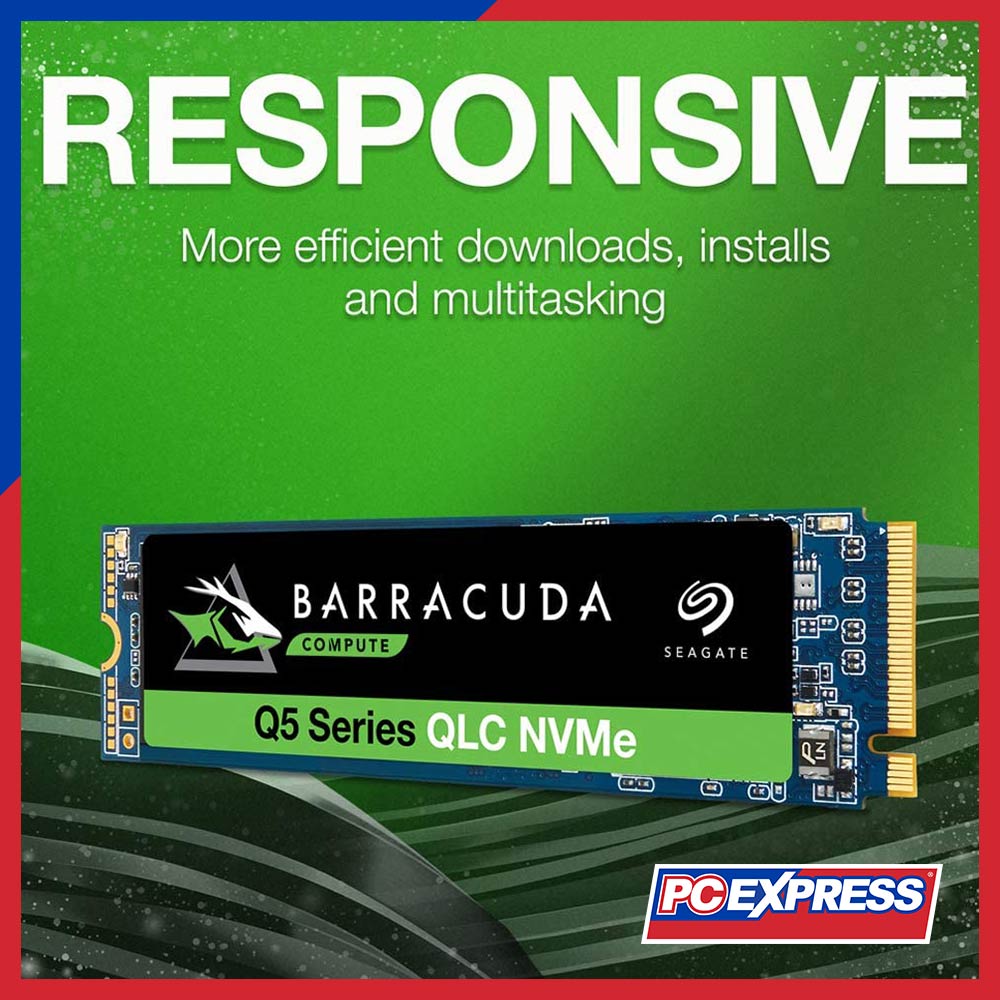 SEAGATE 500GB BARRACUDA Q5 PCIE NVME M.2 (ZP500CV3A001) Solid State Drive - PC Express