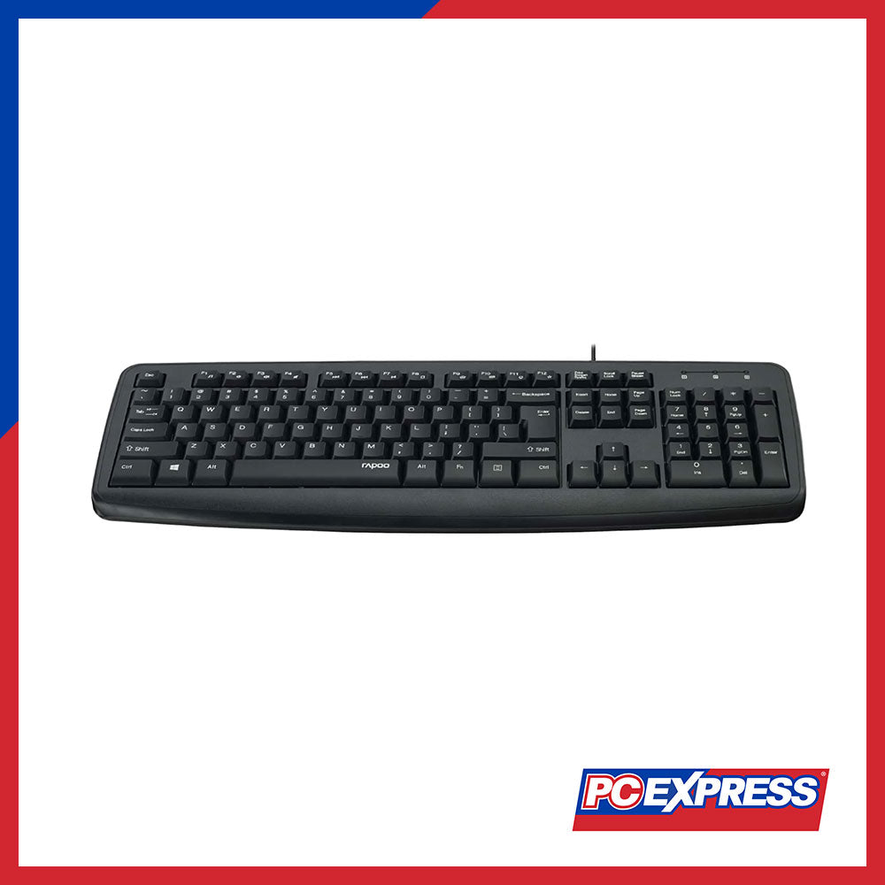 RAPOO NK2600 USB WIRED Keyboard (Black) - PC Express