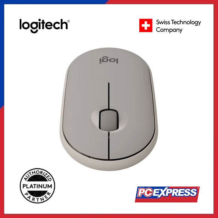 LOGITECH M350 PEBBLE Wireless Mouse (Sand) - PC Express