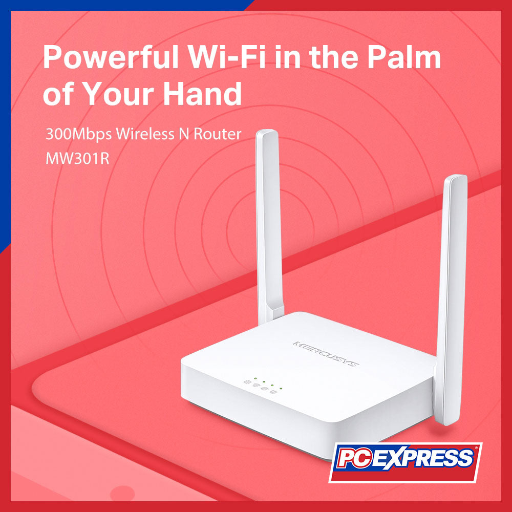 MERCUSYS MW301R 300Mbps Wireless-N Router - PC Express