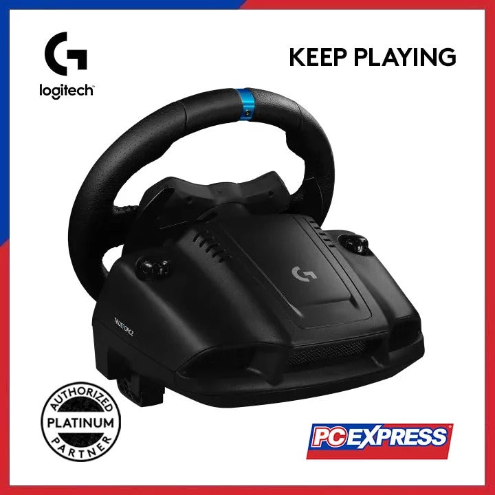 LOGITECH G923 STEERING WHEEL Gaming Controller (Black) - PC Express